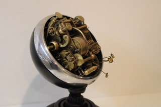 Side view of Inner workings of the mind sculpture