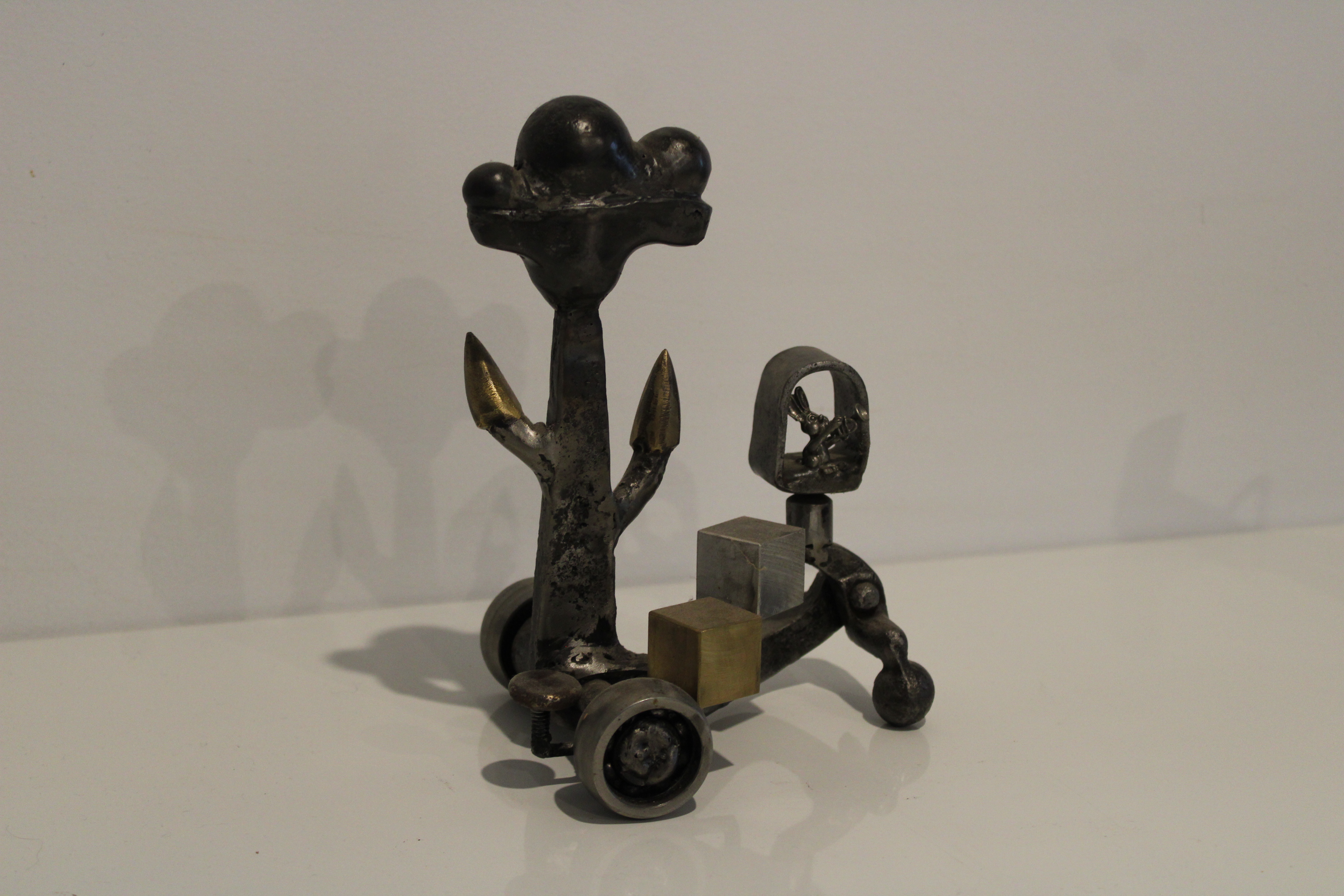 Side view of Gypsy Rabbit sculpture