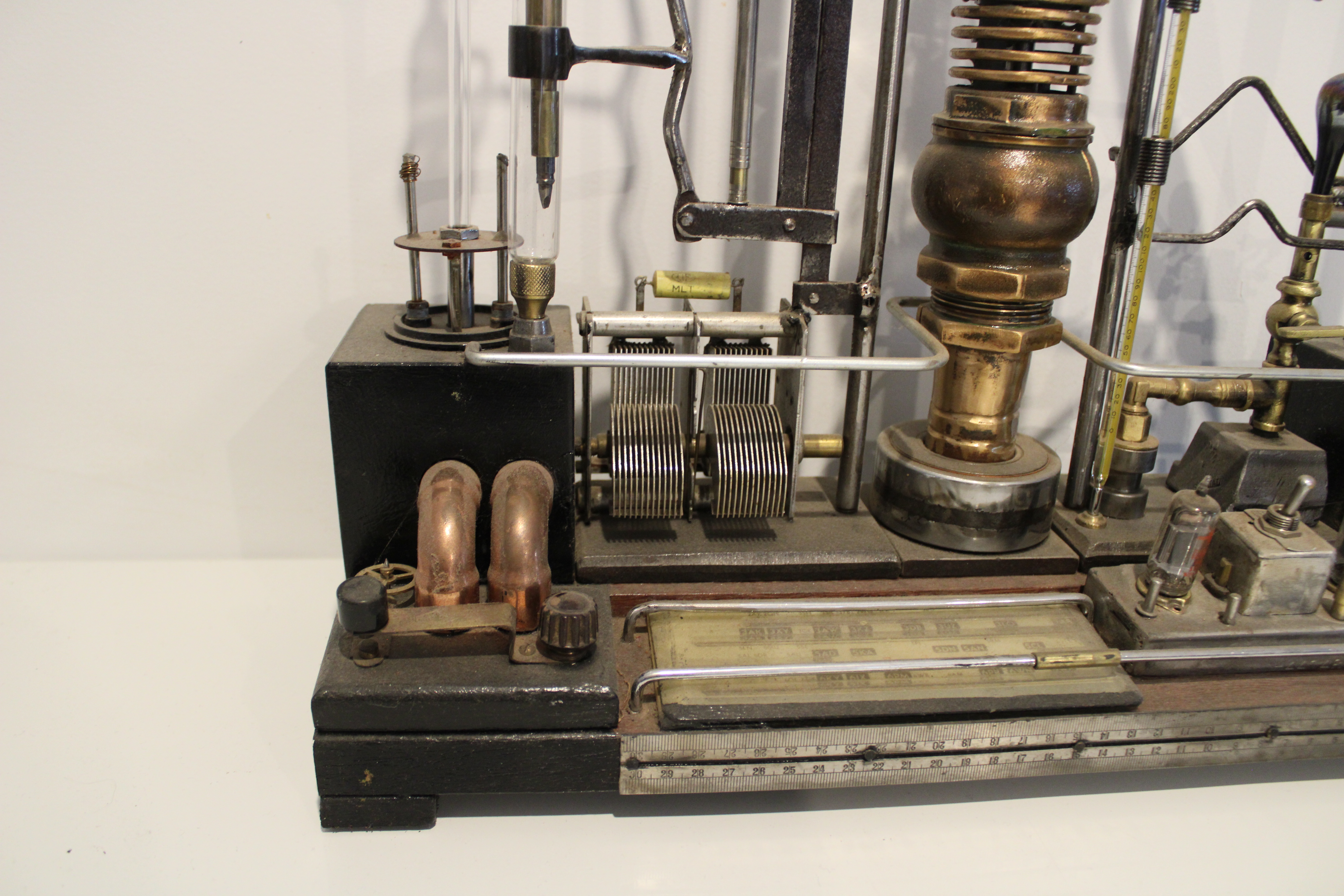 Angle view of Science Experiment sculpture