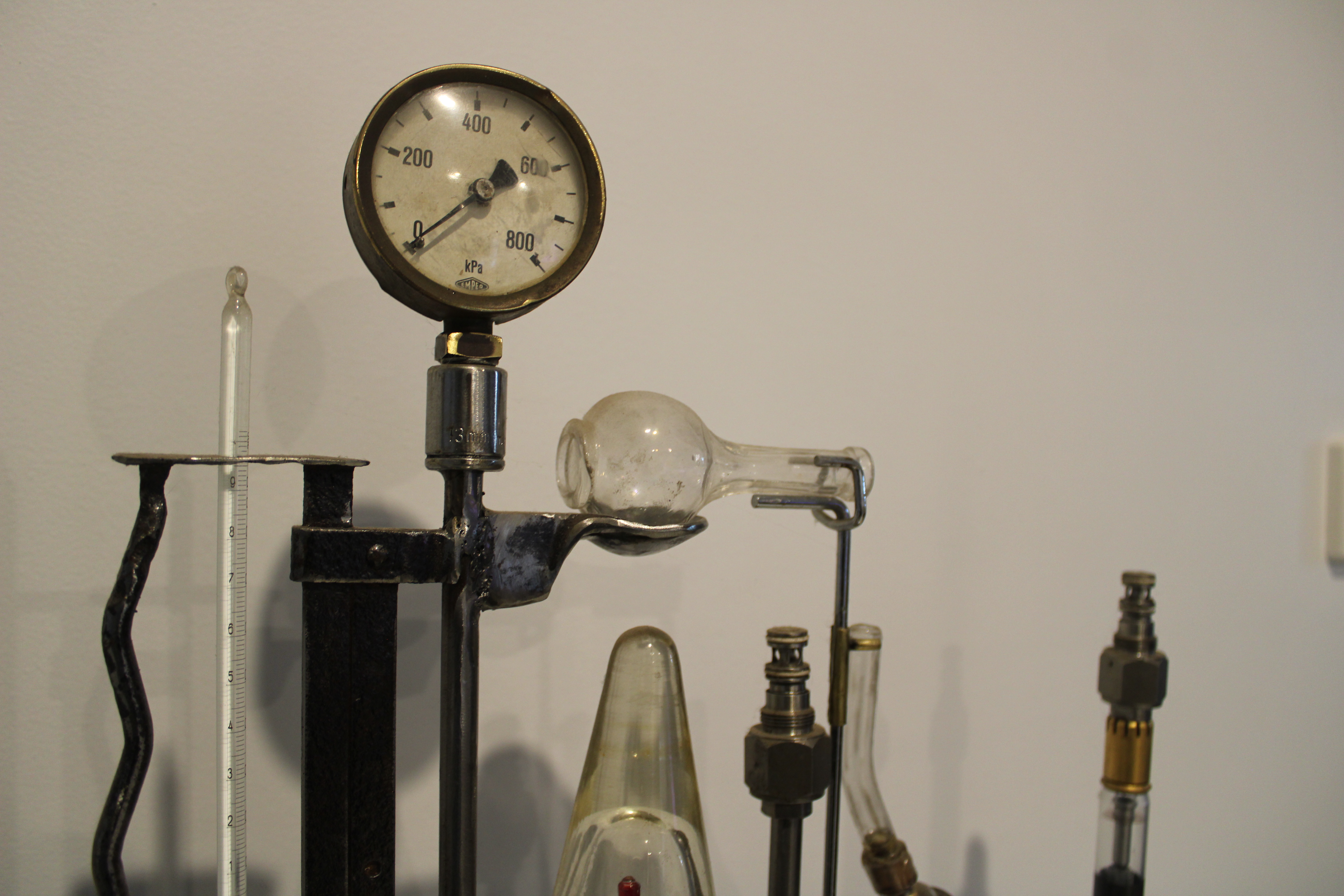 Close up of Science Experiment sculpture