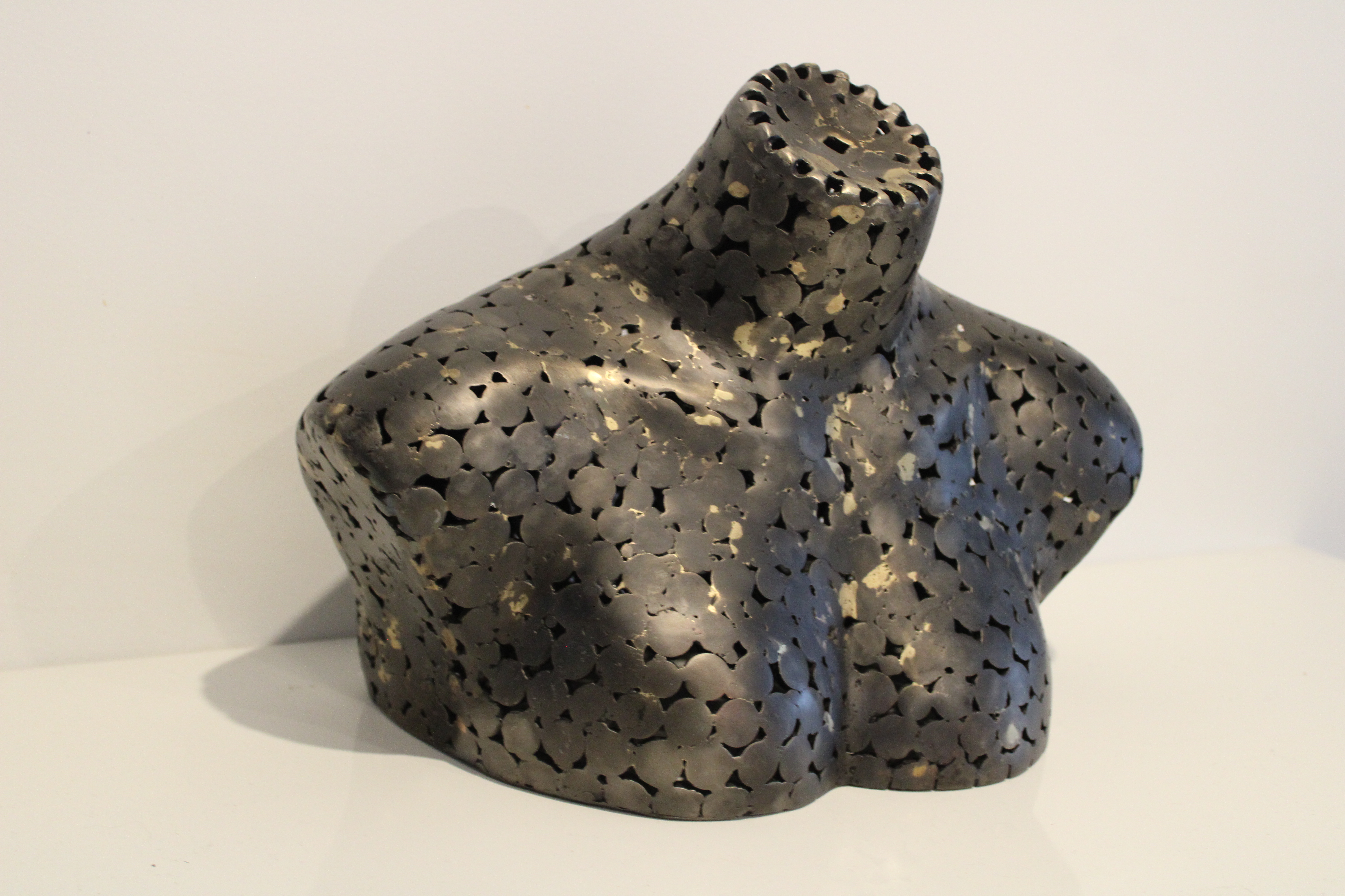 Side view of Pele sculpure